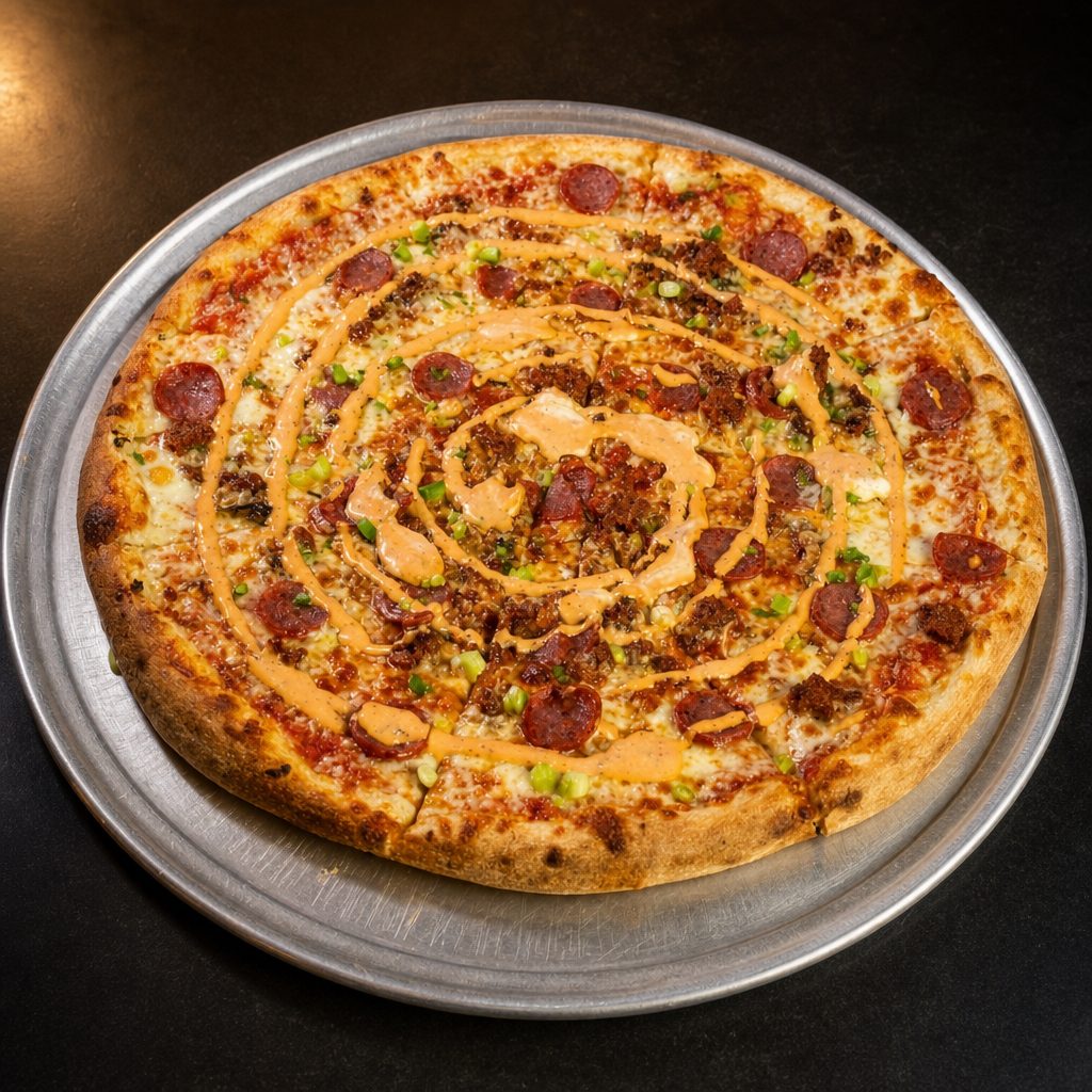 The Alamo Pizza.