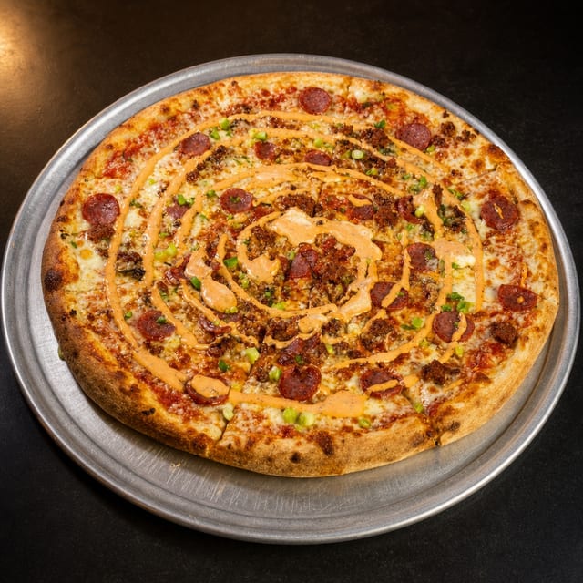 The Alamo Pizza.