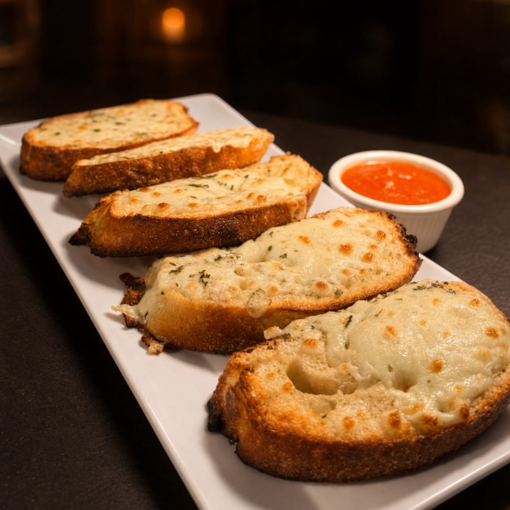 Garlic Bread With Cheese.