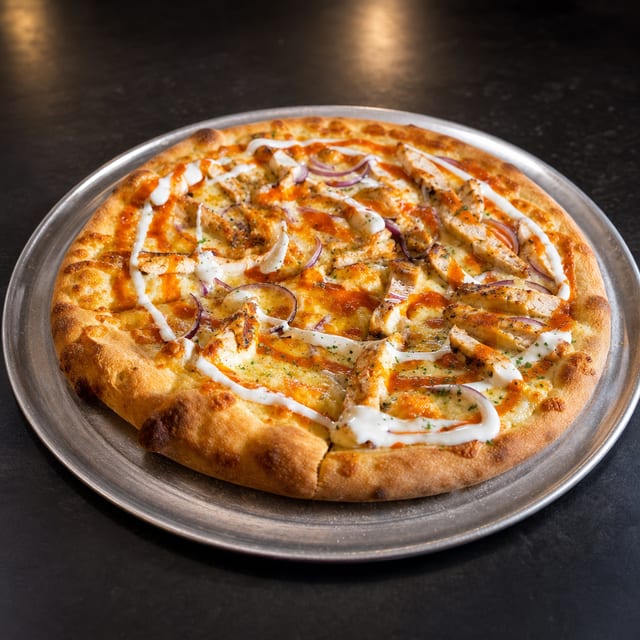 NY Buffalo Chicken Pizza.