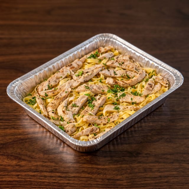 Lg Fettuccine Alfredo with chicken.