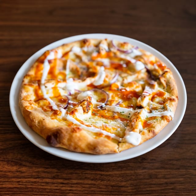 NY Buffalo Chicken Pizza.